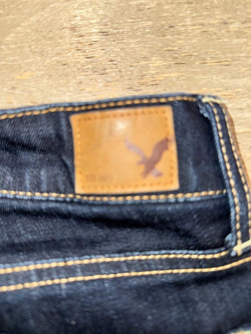 American Eagle Outfitters Dark Indigo Denim Bermuda Shorts - Picture 8 of 8
